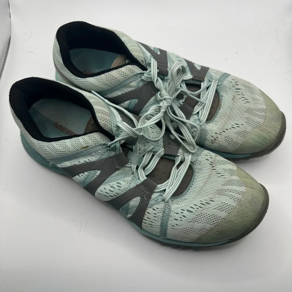 Merrell Bleached Aqua Trail Running Shoes Womens 8.5 J12396 M Select GRIP